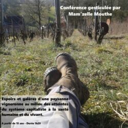 "A l'épreuve de la vi(gn)e" [conférence gesticulée]