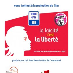 « La laïcité c’est la liberté», film de D. Gautier